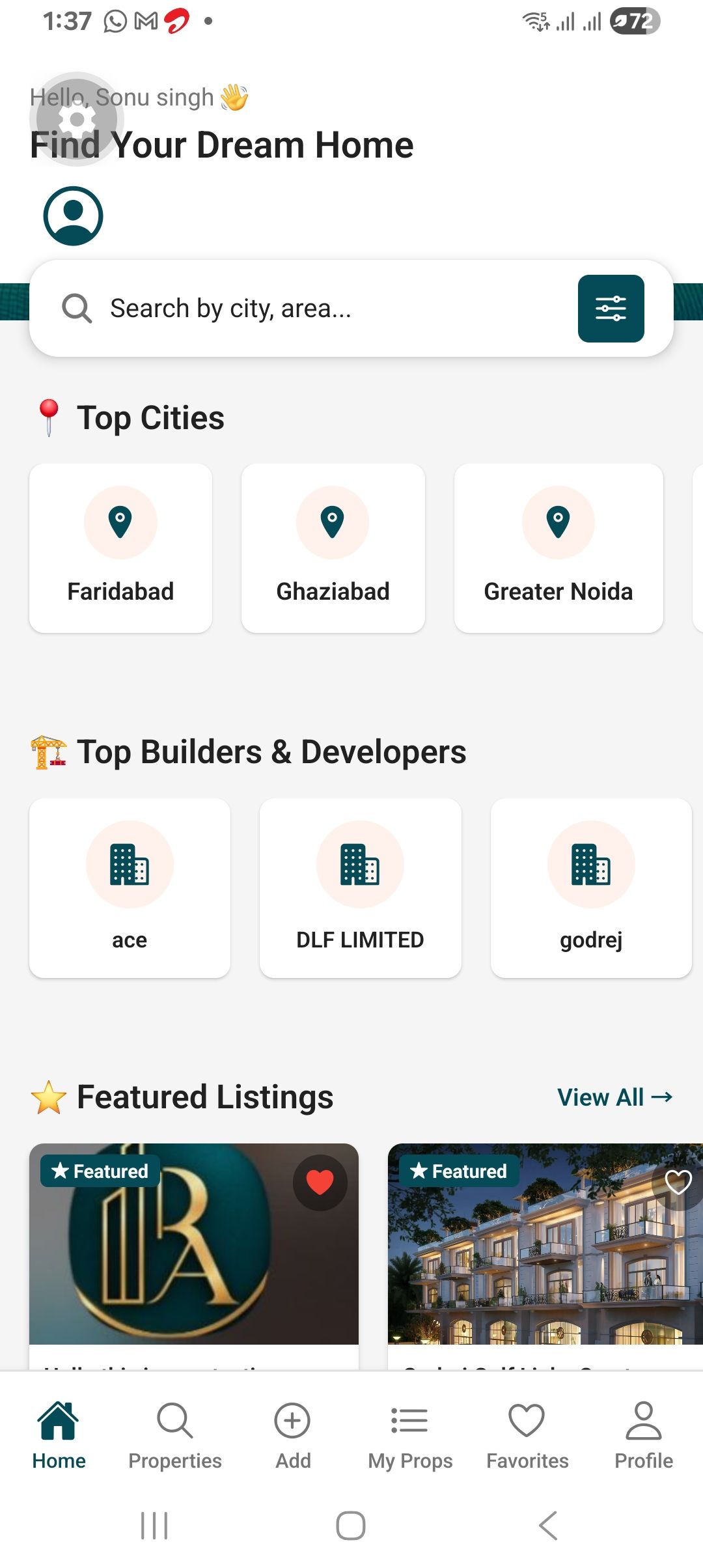 This is home page property titile