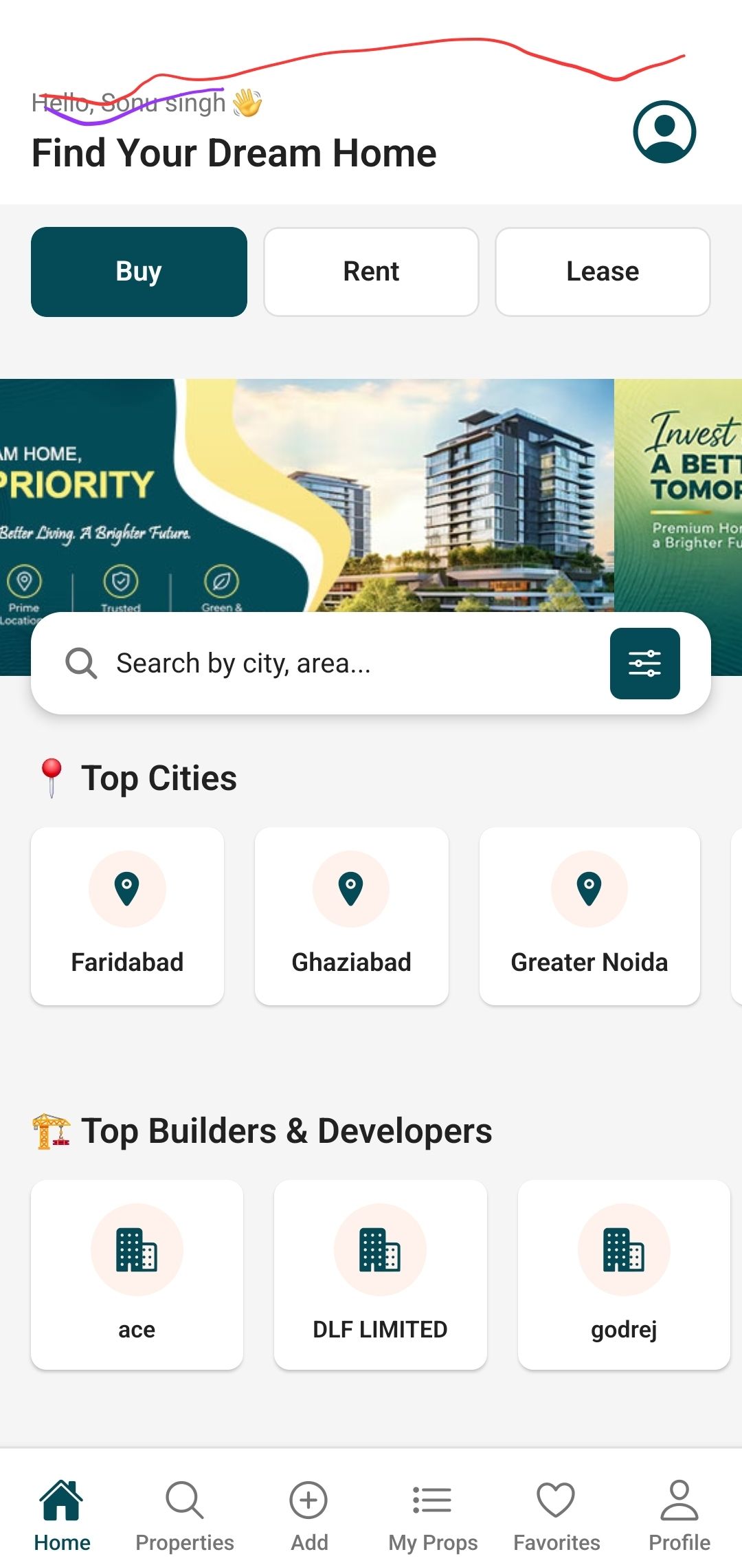 This is home page property titile
